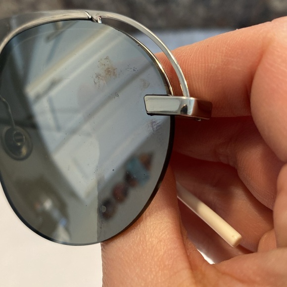 Dior Dio(r)evolution2 J5GQV Silver Grey Aviator Pilot Mirror Sunglasess - Picture 10 of 15